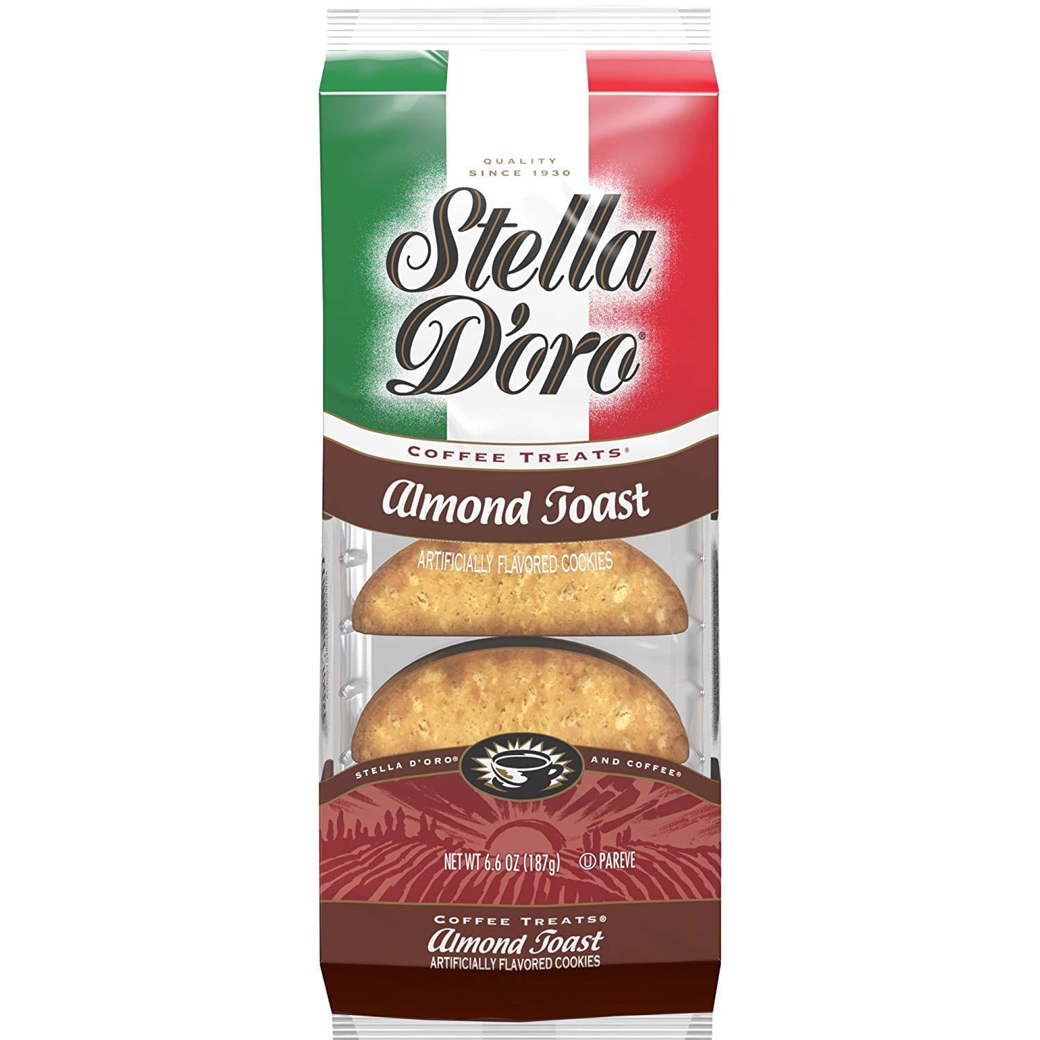 418 - ALMOND TOAST, COFFEE TREAT COOKIES 12/6.6 Oz