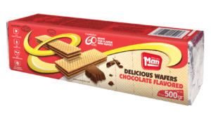 1034 - CHOCOLATE FLAVORED WAFERS 12/17 Oz.