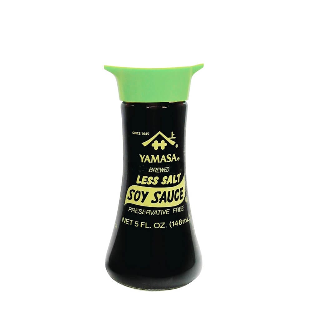 486 - LESS SALT SOY SAUCE IN DISPENSER 12/5 Oz.