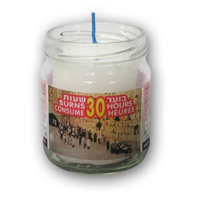 1916 - 30 Hour Candle Glass 24 candles
