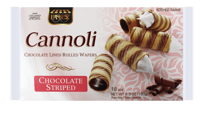 1076 - CANNOLI CHOC LINED 12/6.3 Oz