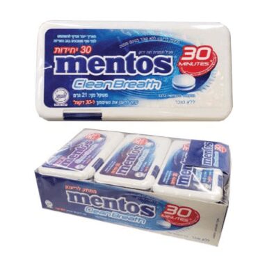 4881 - MENTOS CLEAN BREATH MINT 12/21 Gr.