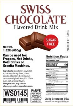 3707 - S/F CHOCOLATE 12/600 GR