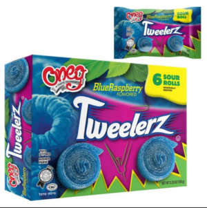 4962 - TWEELERZ SOUR ROLLS BLUE RASPBERRY 12/5.29 Oz