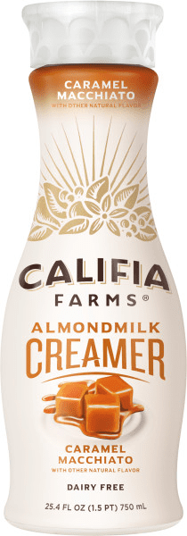 6434 - (25.4 Oz) CARAMEL MACCHIATO ALMOND MILK, CREAMER 6/25.4 Oz