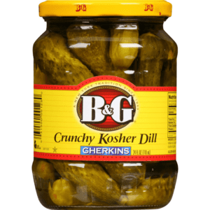 7393 - KOSHER DILL GHERKIN 12/32 Oz - B&G