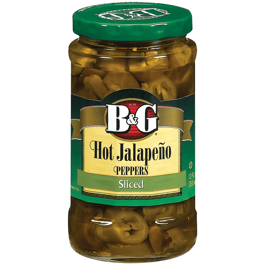7391 - HOT JALAPENO SLICES 12/12 Oz - B&G
