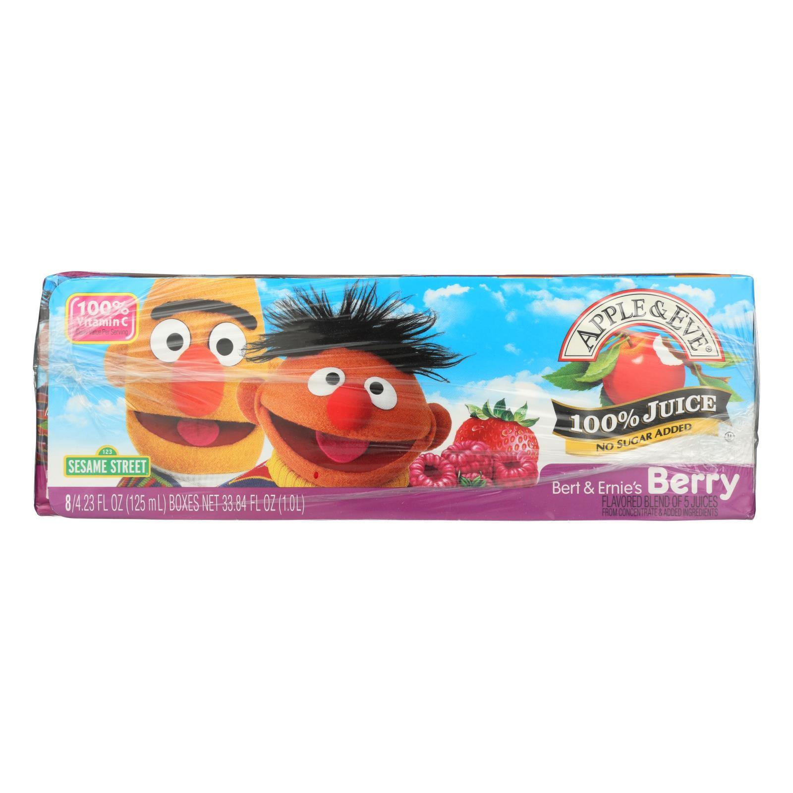 7335 - BERT & ERNIE BERRY 125 ML 5/8PK - APPLE & EVE