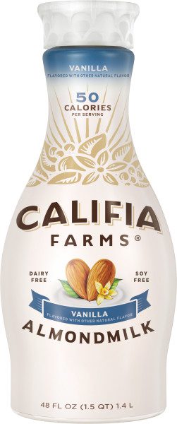 6409 - (48 Oz) VANILLA, ALMONDMILK 6/48 Oz - CALIFIA