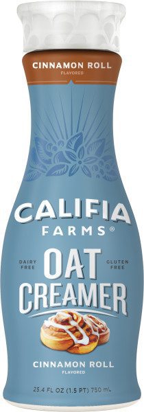 6431 - (25.4 Oz) OAT CINNAMON ROLL, CREAMER 6/25.4 Oz - CALIFIA