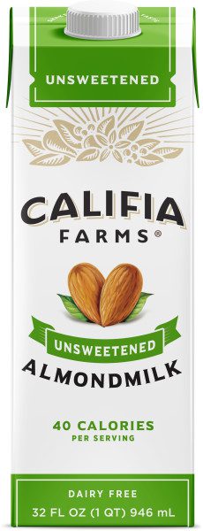 6414 - (32 Oz) SS UNSWEETENED, ALMONDMILK 6/32 Oz - CALIFIA