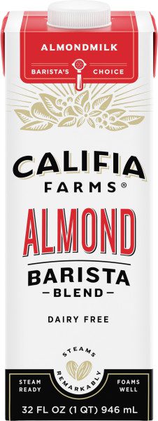 6452 - (32 Oz) ORIGINAL ALMOND, BARISTA BLEND 6/32 Oz - CALIFIA