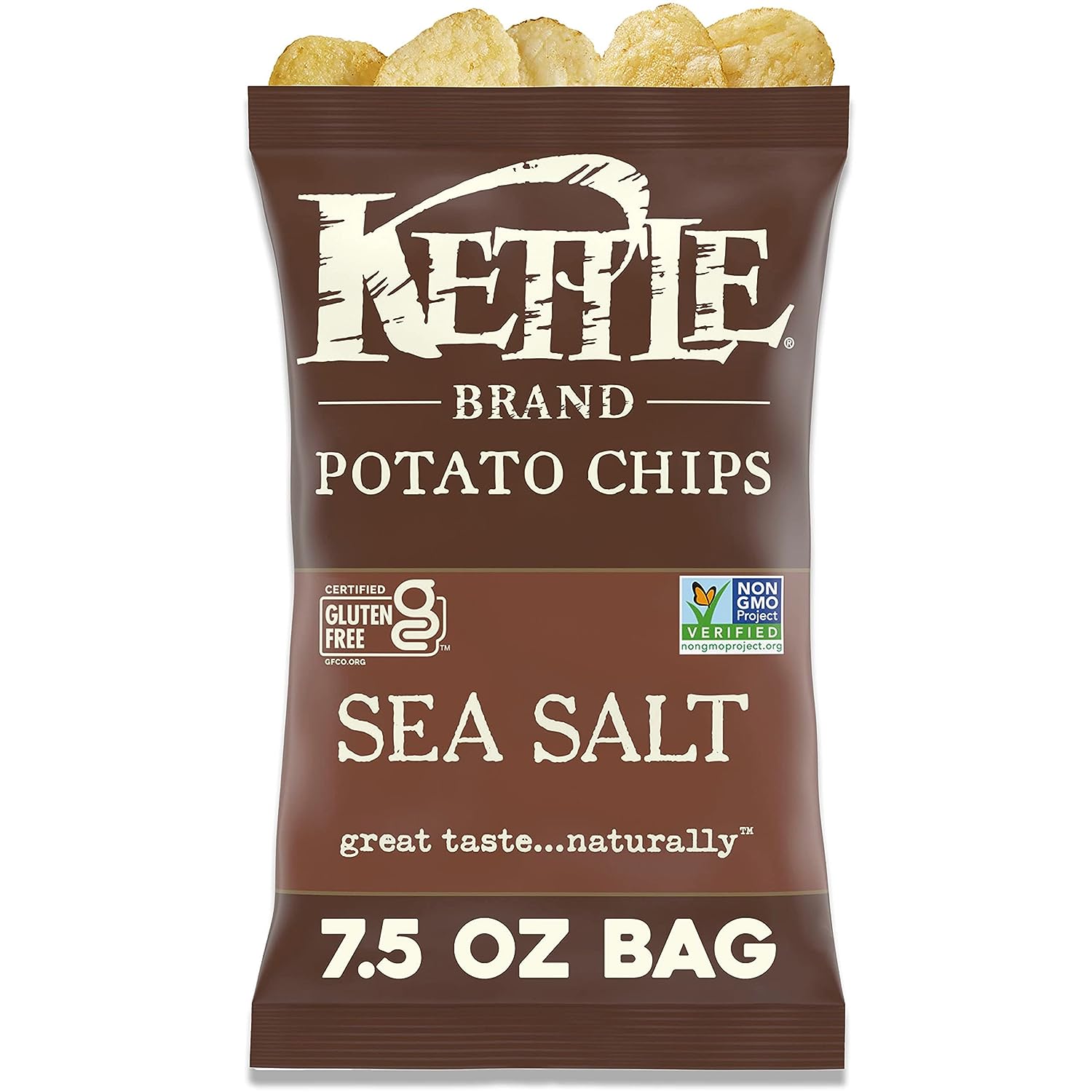 342 - LG. SEA SAL 12/7.5 Oz - KETTLE BRAND
