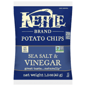 348 - SM. SEA SAL & VINEGAR 24/1.5 Oz - KETTLE BRAND